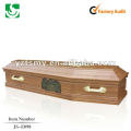 cheap burial cremation wooden coffin JS-E098